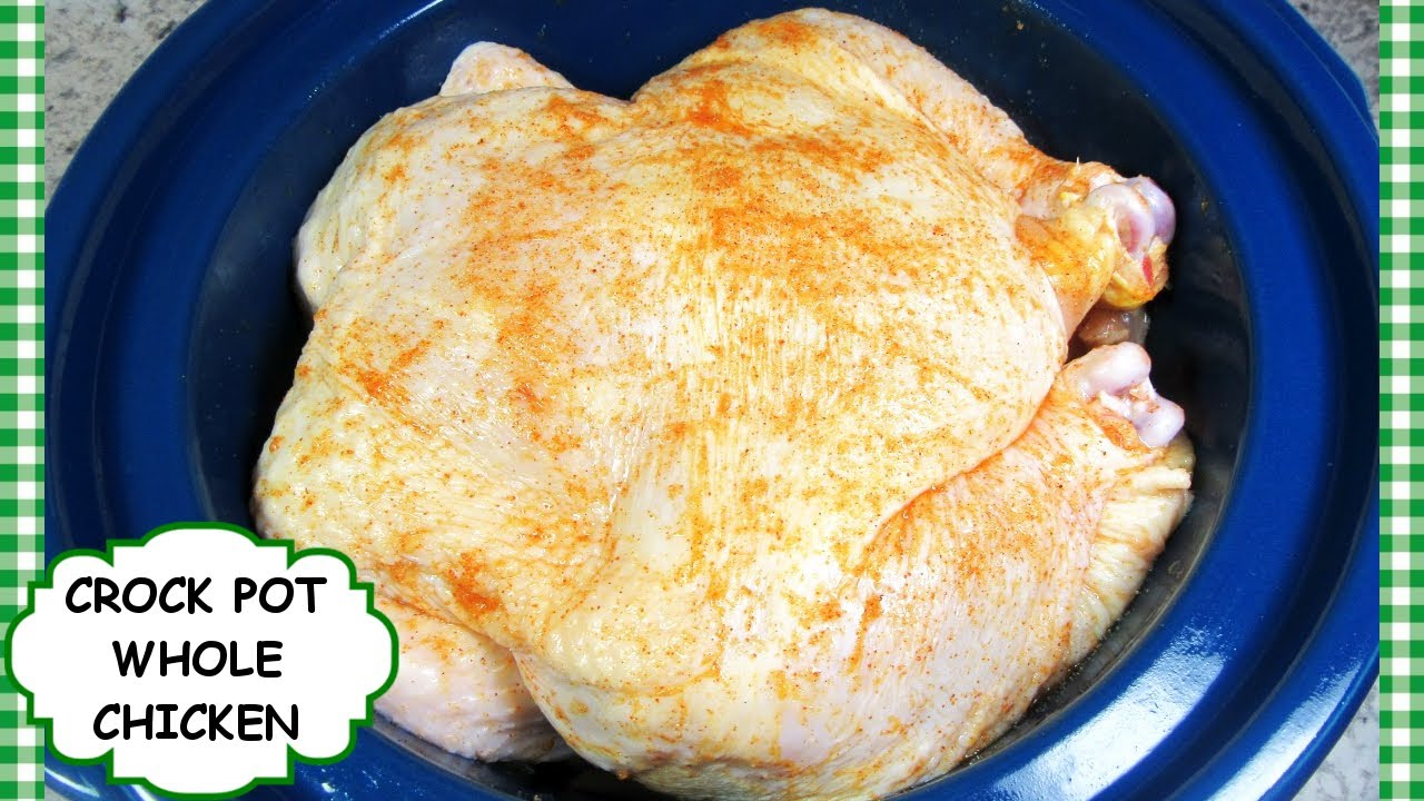 Crock Pot Whole Chicken (Easy & Juicy!) - Wholesome Yum