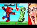 PLAYING As SPIDER-MAN in Minecraft! (Mods)