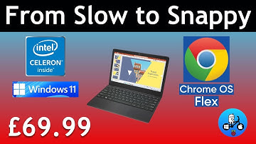 Improving the Cheapest Celeron Laptop Part 2. Chrome OS Flex.