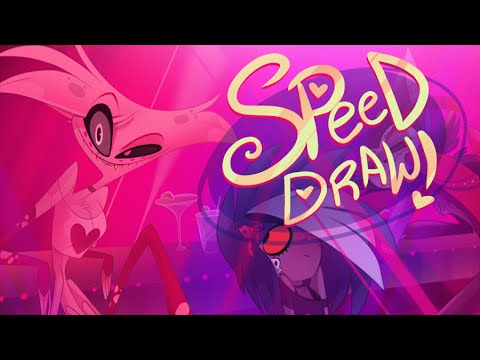 SPEED DRAW- Club Goers (Hazbin Hotel)- Vivziepop
