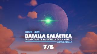 Enfrentamiento Final Sabotaje De La Estrella De La Muerte Tráiler De Fortnite Batalla Galáctica