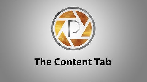 Using the Content Tab in Photopia Director and Photopia Creator