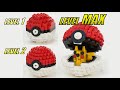 How to Build a Pokemon Ball with LEGO Bricks