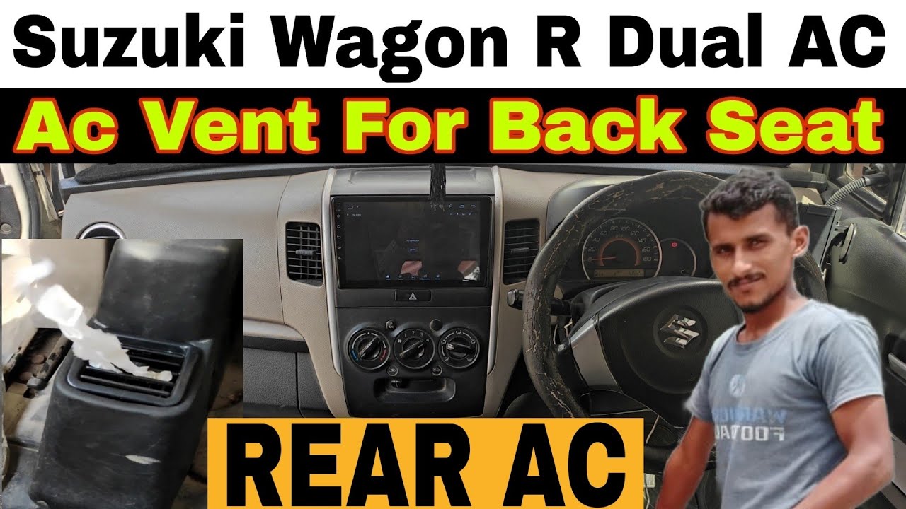 How To Make Back Seat Ac Vent In Car| Vent For Back Seat Suzuki Wagon R Ms Autos