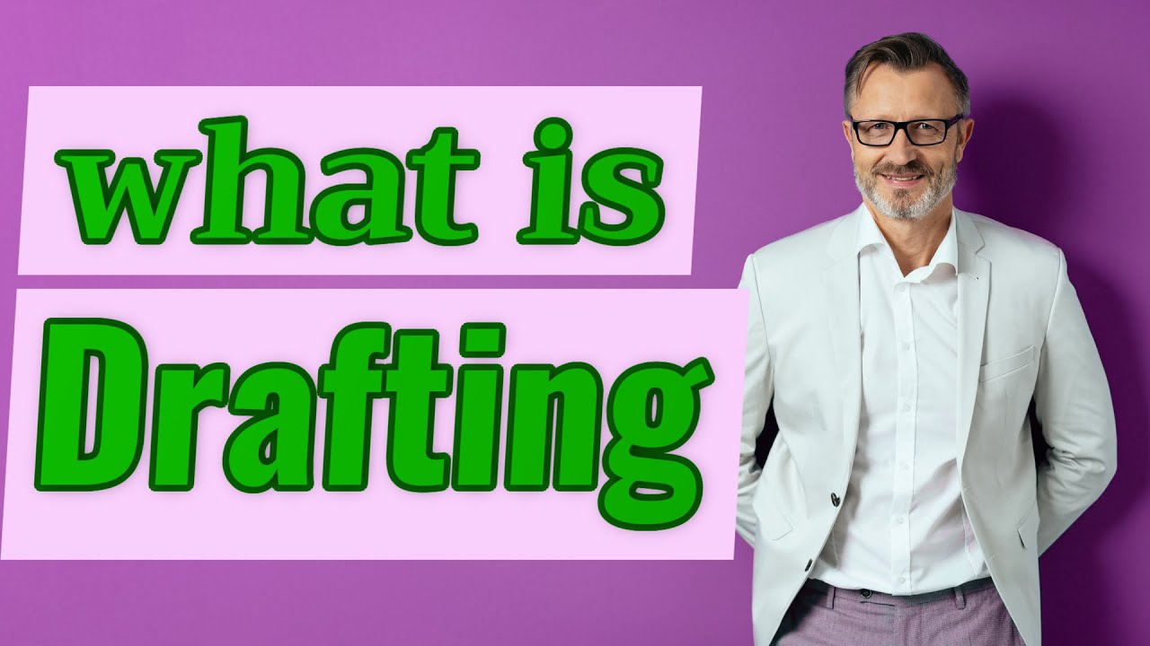 Drafting | Definition of drafting - YouTube