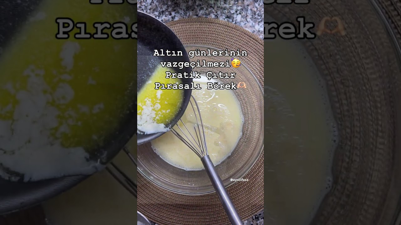 Pratik çıtır pırasalı börek #börek #tarif #yemektarifi #yemektarifleri #food #nefis #nefisyemektarif