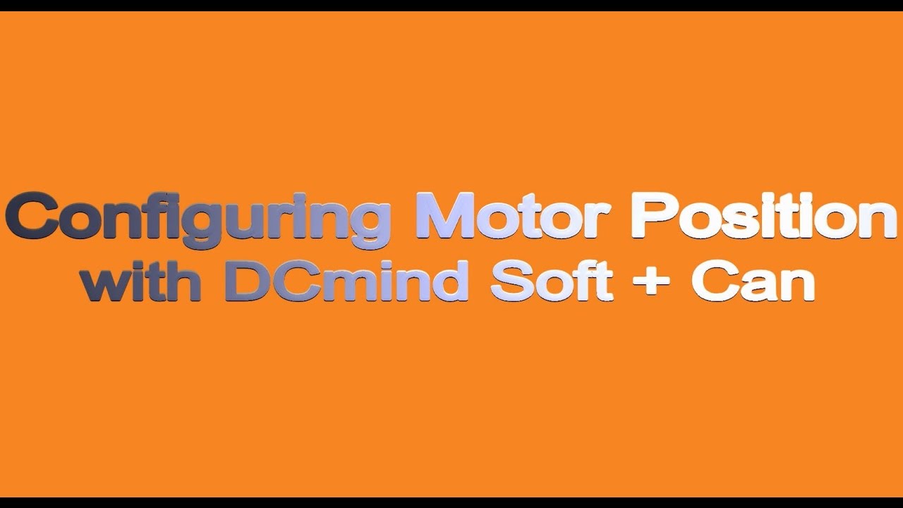 DCmind Brushless SMi21 motor with CAN bus: how to check your motor performance