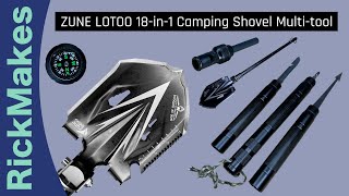 ZUNE LOTOO 18-in-1 Camping Shovel Multi-tool