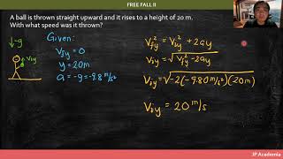 [Tagalog/Taglish] Problem Solving 1D & 2D Kinematics