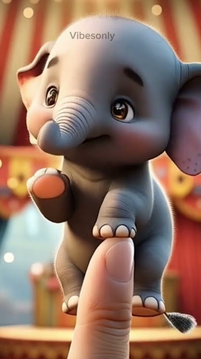Cute little elephant #laguanakindonesia #uwaandfriends #laguanak # #cat #lagu90an #animasi