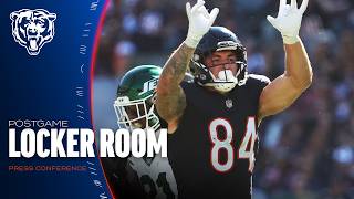Bears Postgame Locker Room After Week 4 Victory Vs. Jets