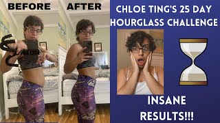 I Tried Chloe Ting's 25 Day Hourglass Challenge | Before & After CRAZY Results 