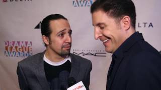 Lin-Manuel Miranda at the 82nd Drama League Awards Behind The Velvet Rope