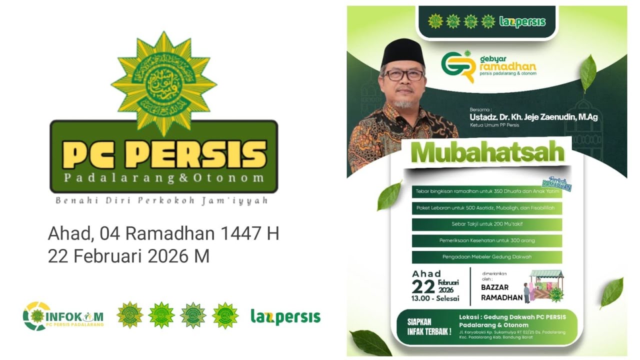 Ustadz Dr. KH. Jeje Zaenudin, M.Ag. || Jihad Jam'Iyyah Wasilah Kekuatan Ummat