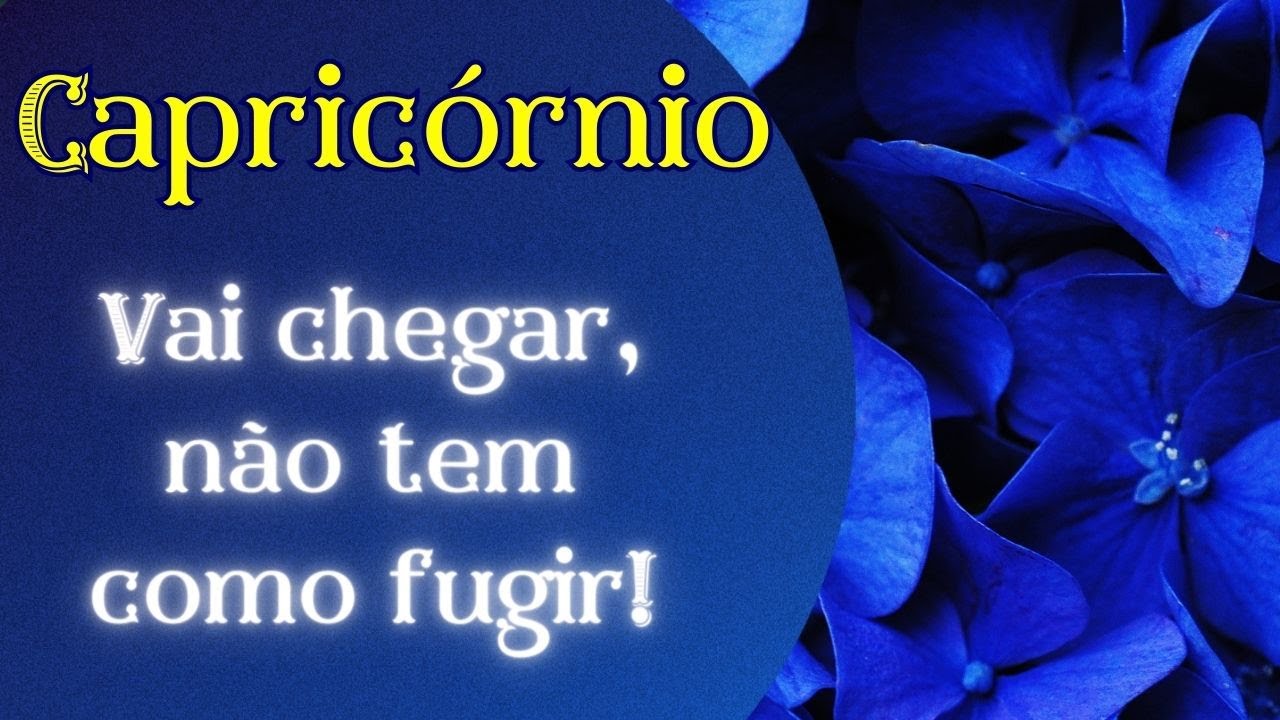 💎 CAPRICÓRNIO ♑️  Vai chegar e não tem como fugir! Está na tua linha do destino!