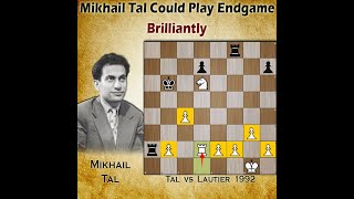 Tal could play endgame brilliantly | Tal vs Lautier 1992