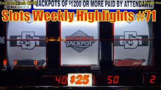 Slots Weekly Highlights #71 For you who are busy★Unpublished video- High Limit Quick Hit Max Bet $50 screenshot 5