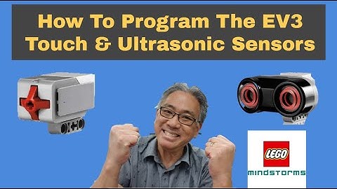 How To Program The EV3 Ultrasonic and Touch Sensors