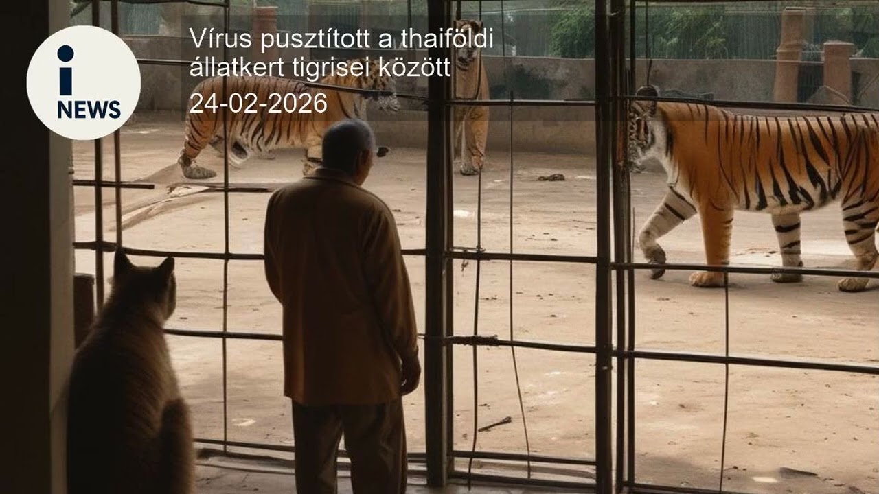 Vírus pusztított a thaiföldi állatkert tigrisei között