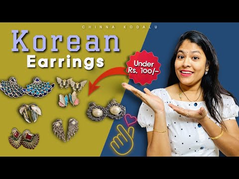 HUGE MEESHO Haul Starting at ₹150 - Korean style Earrings, Oxidised  jewellery | Indian & Western - YouTube