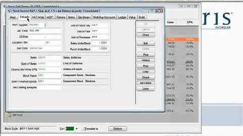 Effective stock control with IRIS Exchequer