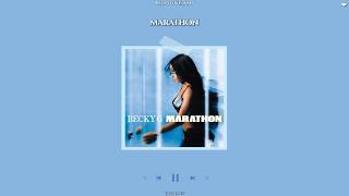 becky g & elkan - marathon (slowed + reverb)