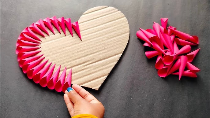 Easy Paper Heart Origami - How To Make A Paper Heart 3D - Paper