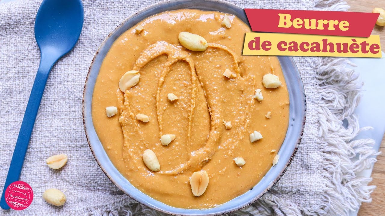 Beurre de cacahuète fait maison