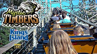 May 2024 Mystic Timbers Roller Coaster On Ride 4K Pov Kings Island
