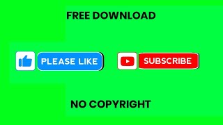 Information Youtube like lower third | Youtube Subscribe lower third | No Copyright | Green screen | Guide