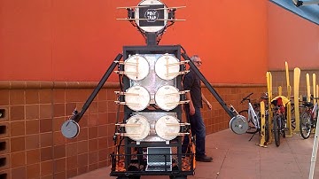 Ponytrap Drum Robot