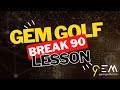 Can bert break 90 with the gem swing trainer  part 1