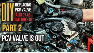 DIY: Replacing PCV Valve on AUDI C7 A6 Quattro 3.0T | PCV Valve Removal | PART 2 | HOW TO by The World Cruisers 724 views 2 months ago 19 minutes