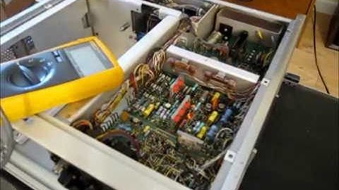 How to calibrate a HP 141T: Part 2, Power supply adjustments