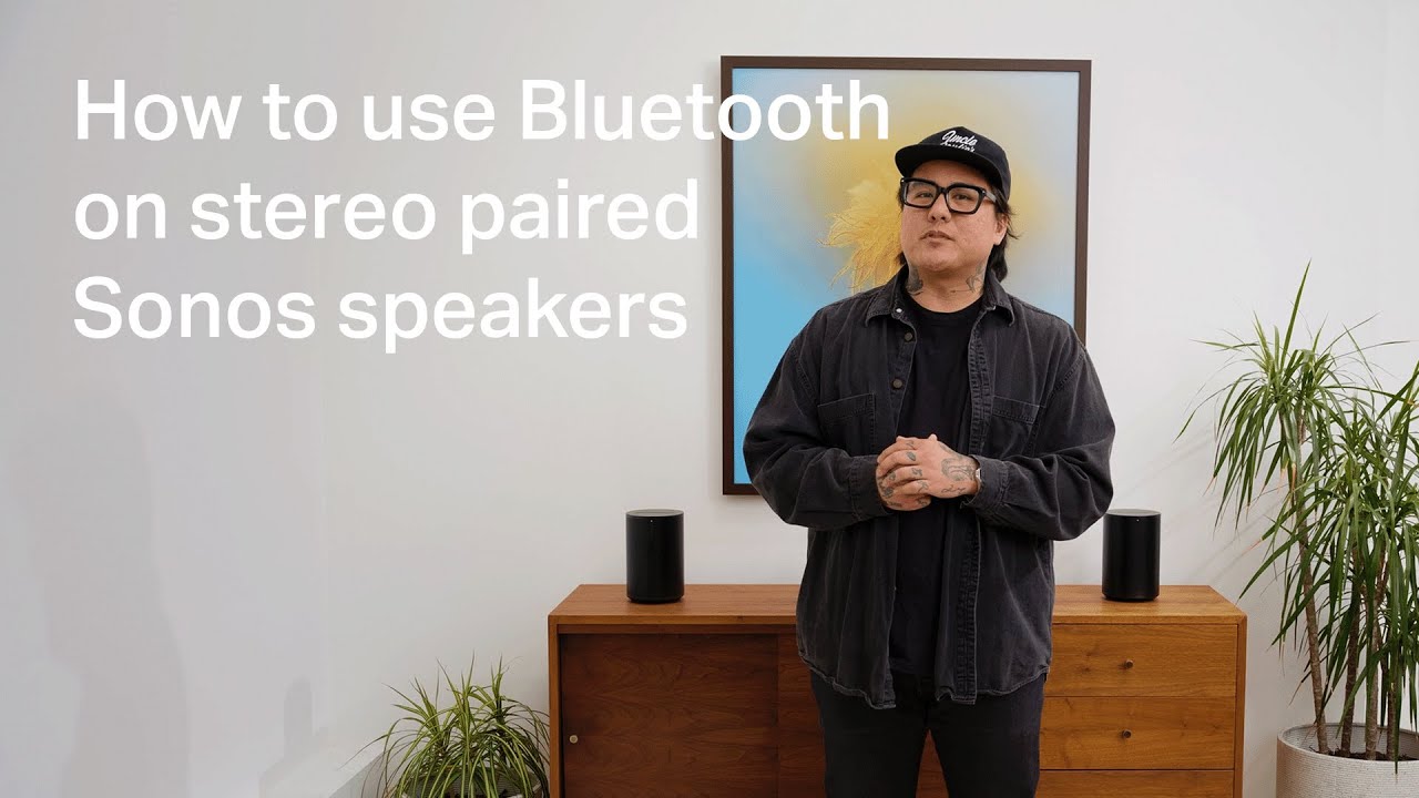 to use Bluetooth on stereo paired Sonos - YouTube
