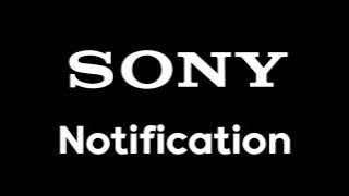 Notification - Sony 2019 Notification Sound