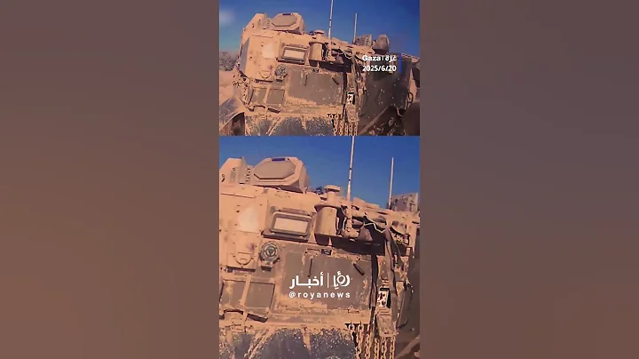 Qassam fighters chase an ‘Israeli’ tank