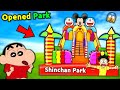 Shinchan Opened Park 😱 || Funny Game Roblox 😂 image