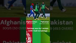 #shorts Pakistan vs Afghanistan 2nd ODI match result highlights #pakistan #odimatch2023 #viral