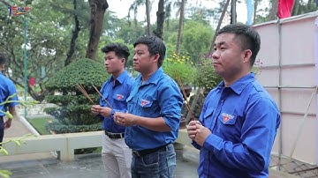 |Chi đoàn TTĐHCM“Thắp hương tri ân”các Anh hùng liệt sĩ tại Nghĩa trang Liệt sĩ Bình Chánh–Bình Tân