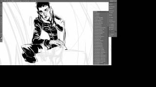 sketch to ink process- test video
