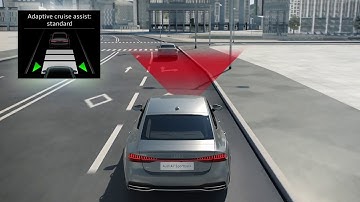 Audi A7 Animation predictive efficiency assistant with pACA