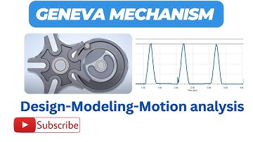 Solidworks Mechanical design, ميكانزم جينيفا, Design, Modeling and motion analysis #engineering