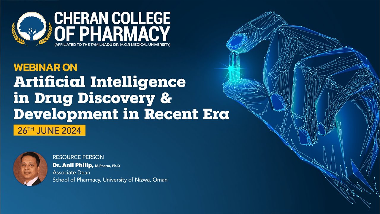 Webinar on Artificial Intelligence in Drug Discovery and Development in ...
