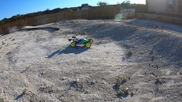 Team Associated RC8B3.2E Running on a Track!