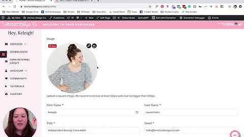 How to update AnchorCard profile photo | Anchor Design Co. | Anchor Design Co.