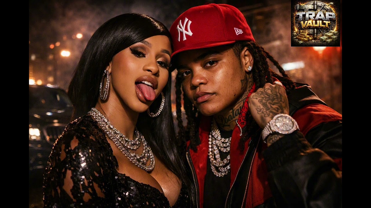 Young M.A - TALK HEAVY feat Cardi B [Official music lyrics video]