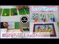 Los Números del 0 al 9 para escribir y contar/ Material Didáctico/ Inspiración Montessori/2 a 5 años