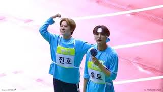 Pentagon Jinho fancam at ISAC 2019 KIYOWOOO😍