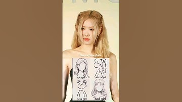 Rose in different hairstyle✨️ #blackpink #rose #viral #fypシ #trending #fyp